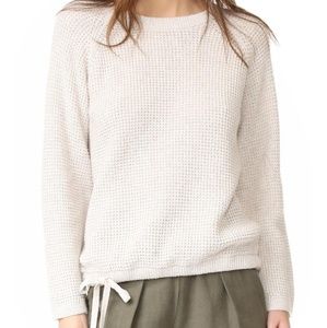 Madewell Waffle Stitch Drawstring Sweater